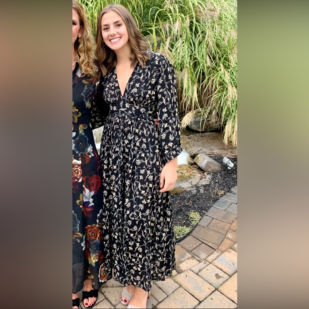 Doen printed formal dress
